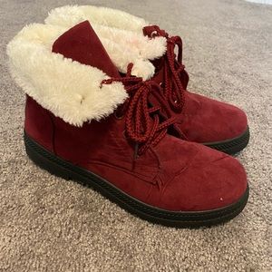 Burgundy Boots